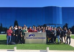 Visita de estudiantes de la ETSE-UV a la empresa PowerElectronics